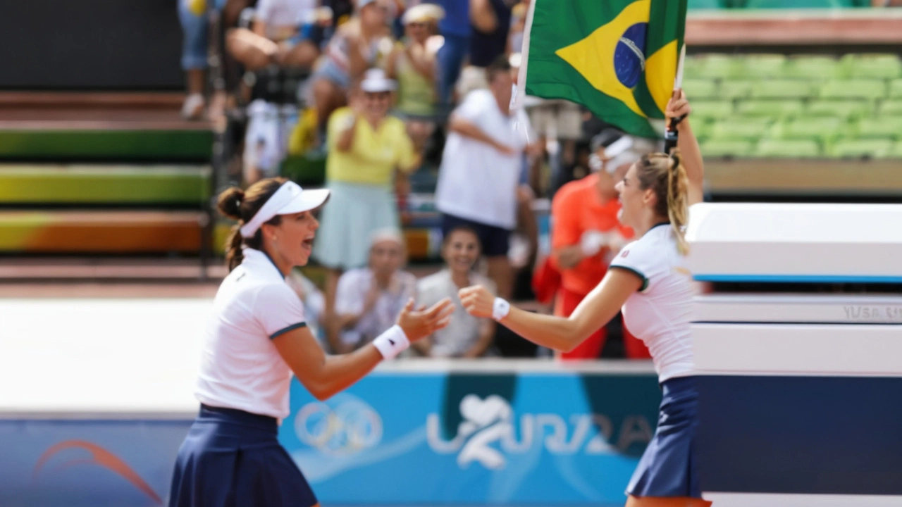 Bia Haddad e Luisa Stefani vencem dupla chinesa e avançam nos Jogos Olímpicos de Tênis 2024