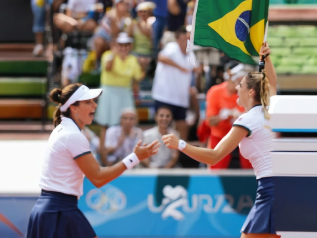 Bia Haddad e Luisa Stefani vencem dupla chinesa e avançam nos Jogos Olímpicos de Tênis 2024