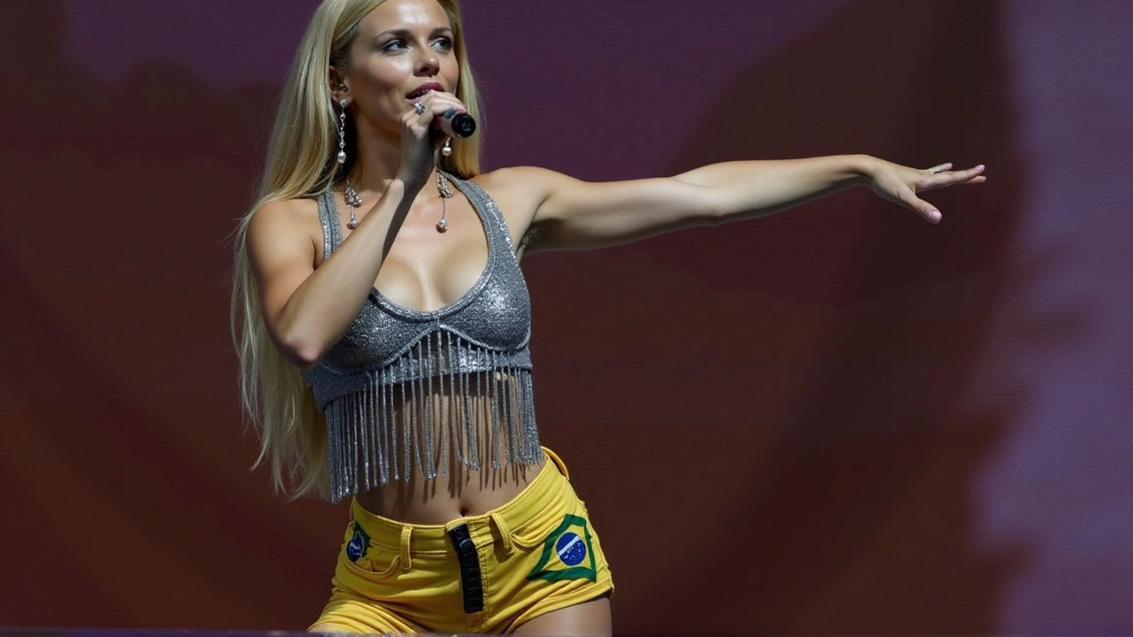 Zara Larsson agita o Rock in Rio ao dançar funk com DJ Dennis