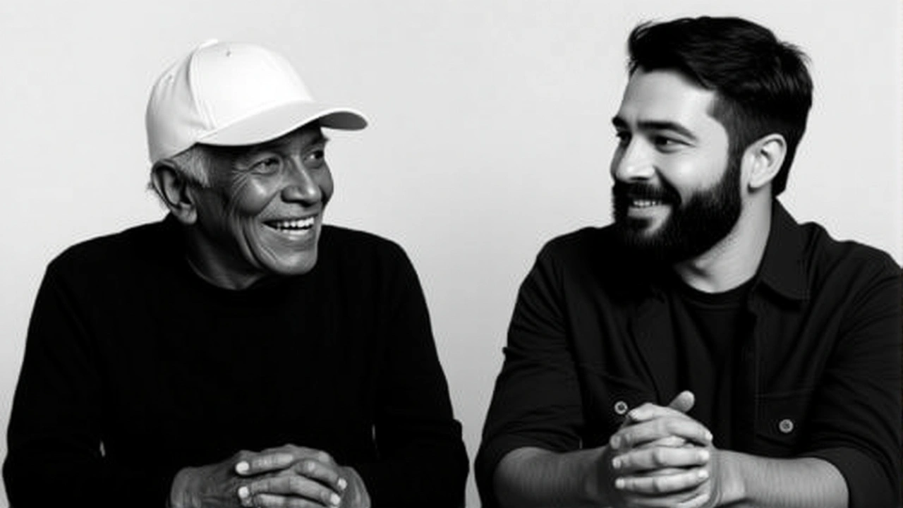 Milton Nascimento estreia campanha de moda aos 82 anos ao lado do filho adotivo